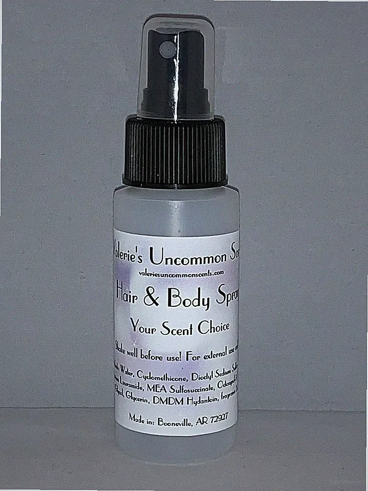 Beach Rose Wood scented HAIR & BODY PERFUME FRAGRANCE SPRAY MIST 2oz