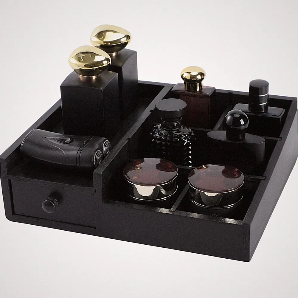 Cologne Organizer, Perfume Storage with Drawer, Bathroom Countertop Organizer
