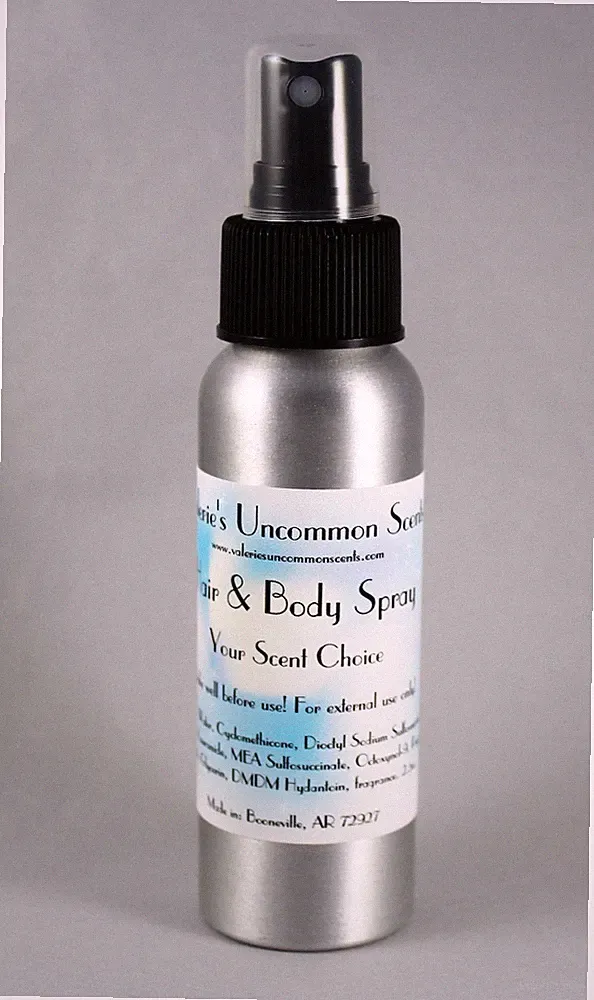 Beach Rose Wood scented HAIR & BODY PERFUME FRAGRANCE SPRAY MIST 2.5oz