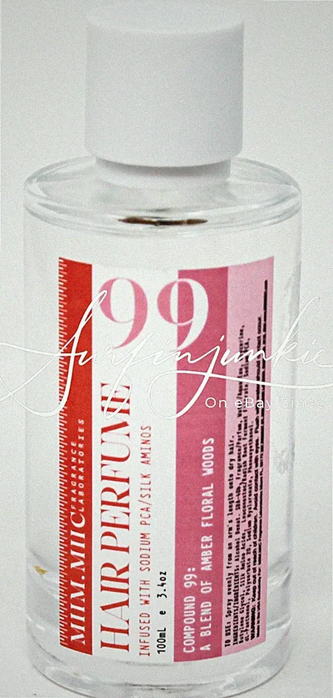 MIIM.MIIC # 99 Hair Perfume Amber Floral Woods Spray Jumbo 3.4 oz Fragrance New