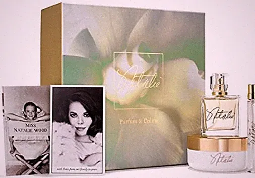 Natalie Wood Perfume Gift Set NWT $125 Eau De Parfum Body Cream & Purse spray