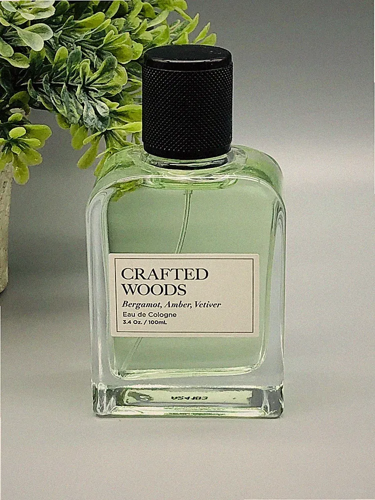 Tru Fragrance Crafted Woods Eau De Cologne Spray 3.4 oz New Without Box
