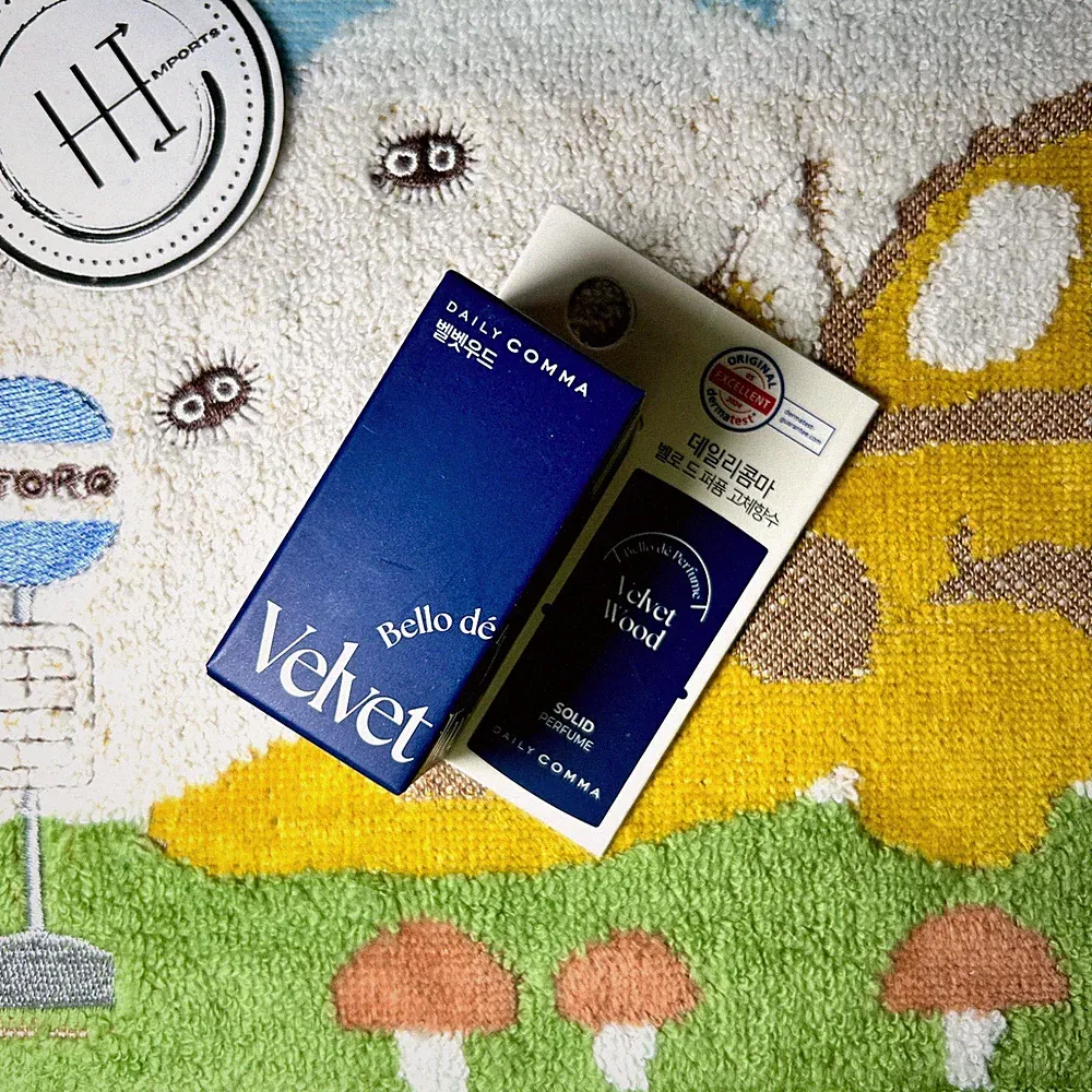 Velvet Wood Solid Perfume Stick 4.7g Portable Fragrance Made in Korea DailyComma